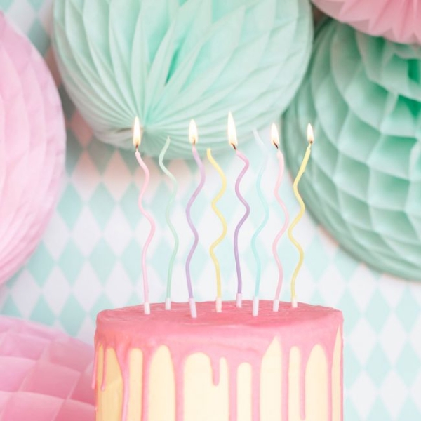 Curl Candles - Pastel Mix